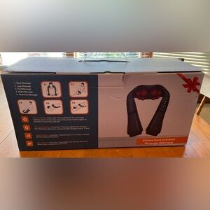 RoHS: Shiatsu Neck and back massager with heat.